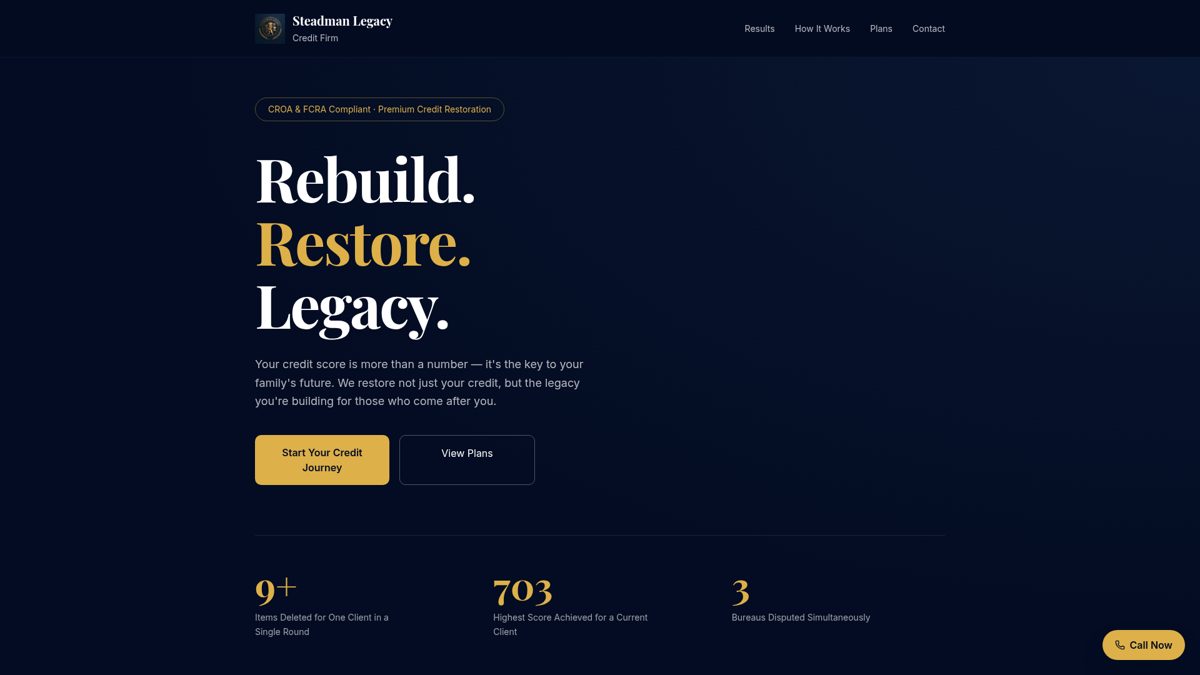 SLCF website preview